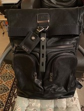 Tumi black leather d'occasion  Gennevilliers