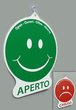 Cartello aperto chiuso usato  Acate