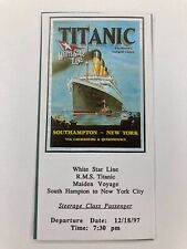 Ingresso de filme vintage Titanic pré-abertura noite 18/12/97 exibição tardia San Rafael -B comprar usado  Enviando para Brazil