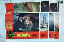 CARTÕES DE LOBBY ORIGINAIS - SABATA - 1970 - conjunto de 8 - Lee Van Cleef, William Ber... comprar usado  Enviando para Brazil