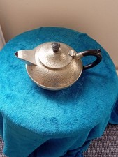 Teapot hammered pewter for sale  BURNLEY