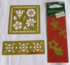 Brass stencil templates for sale  SLOUGH