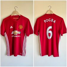 Camiseta Adidas Manchester United Paul Pogba 2016/2017 Home Football tamanho P comprar usado  Enviando para Brazil