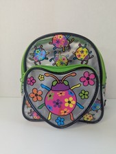 Mini Mochila Vintage Lisa Frank Joaninha Transparente Flores Coração Bolso Anos 90 Ano Novo comprar usado  Enviando para Brazil