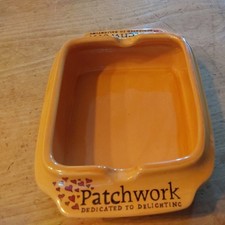 Orange rectangular patchwork for sale  TRING