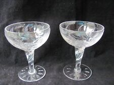 Pair stuart crystal for sale  WINCHESTER