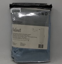 Cortina blackout azul veludo Amelia Home com gravata 140cm X 245cm comprar usado  Enviando para Brazil