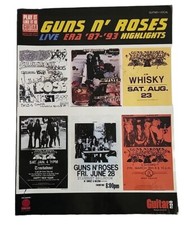 Livro de música Guns n Roses Live Era 87-93 destaques guitarra e vocais tab 2001 comprar usado  Enviando para Brazil