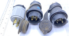 Lote de 3 plugues macho Hubbell, flecha estanque HBL2321SW LEIA, por favor, usado comprar usado  Enviando para Brazil