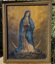 Oleografia antica madonna usato  Rodi Garganico