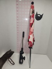 CADEIRA DE ACAMPAMENTO PRAIA AO AR LIVRE CARRINHO BRAÇADEIRA EM MINI BEBÊ 24" GUARDA-CHUVA CHUVA OU SOL  comprar usado  Enviando para Brazil