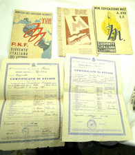 Lotto vecchie pagelle usato  Cremona