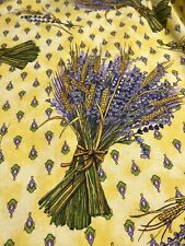TOALHA DE MESA FRANCESA PROVENÇAL ALGODÃO LAVANDA NA FRANÇA AMARELA comprar usado  Enviando para Brazil