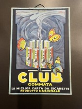 Targa pubblicitaria cartone usato  Roma