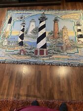 Lighthouse throw blanket for sale  Shipping to Ireland