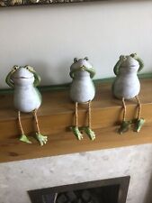 Frog shelf sitters for sale  MAIDENHEAD