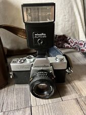 Câmera SLR Minolta SRT200 35mm com Lente Celta Auto 25 Flash Estojo de Transporte de Couro, usado comprar usado  Enviando para Brazil