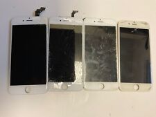 Lote de 4 iPhone 6. LCD bom/ruim com tela rachada. Apenas para peças comprar usado  Enviando para Brazil