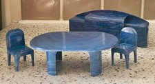 Art deco blue for sale  LONDON