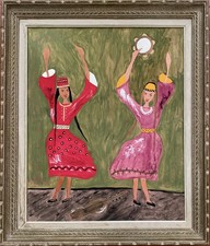 Tableau ancien gouache d'occasion  France