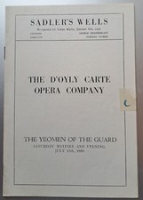 1953 oyly carte for sale  STROUD