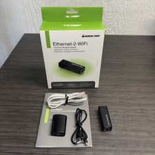 Usado, Logear GWU637 Ethernet para WiFi adaptador sem fio universal com cabo USB comprar usado  Enviando para Brazil
