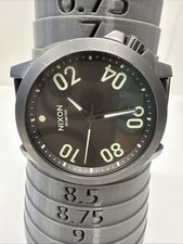 Nixon The Ranger 45 Preto Prata, Pulseira Ajustável, Nova Bateria comprar usado  Enviando para Brazil