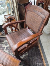 Paire fauteuils bois d'occasion  Brionne