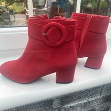 Red suede look for sale  BROADSTAIRS