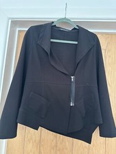 Black zip jacket for sale  BIRMINGHAM