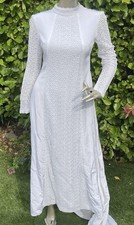 white gothic wedding dress for sale  LLANDUDNO