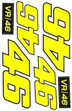 Valentino rossi adesivi usato  Legnano
