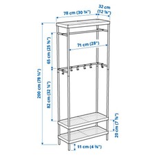 Ikea coat rack for sale  TRING