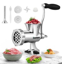 HUANYU PICADORA DE CARNE MANUAL ACERO INOXIDABLE PICADORA DE CARNE MANUAL segunda mano  Embacar hacia Mexico