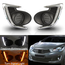 Lâmpada LED DRL luz de circulação diurna 2 peças para Mitsubishi Attrage/Mirage G4 2012+ comprar usado  Enviando para Brazil