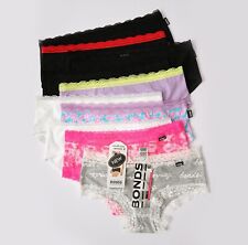 Pacote com 5/10 cuecas femininas de algodão lacies Boyleg Skimpy tamanho 8-20 comprar usado  Enviando para Brazil