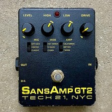 Tech21 sansamp gt2 usato  Spedire a Italy