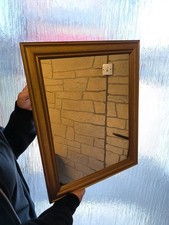 Rectangular golden mirror for sale  GLASGOW