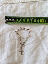 Bracciale rosario perline usato  Peveragno