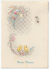 1963 pulcini decorazioni usato  Italia