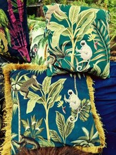 Velvet monkey cushions for sale  CHESTERFIELD