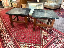 Green marble tables for sale  Alameda