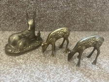 Vintage brass animals for sale  STOCKBRIDGE