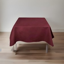 Toalha de mesa vinho borgonha 70”x70” quadrada 100% poliéster comprar usado  Enviando para Brazil