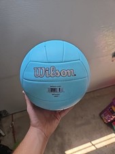 Wilson Soft Play Voleibol Oficial Tamanho e Peso Azul Claro #WTH3501 Usado comprar usado  Enviando para Brazil
