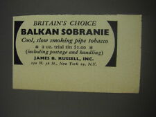 1956 balkan sobranie for sale  USA