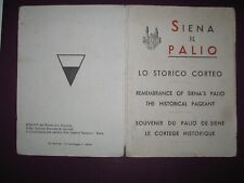 Siena palio storico usato  Italia