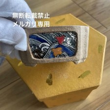Vaso bonsai japonês mini incenso Kuwazu pedra quadro pássaro retangular pequeno comprar usado  Enviando para Brazil