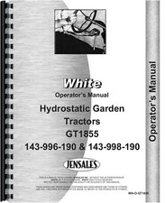 White gt1855 hydrostatic for sale  Atchison