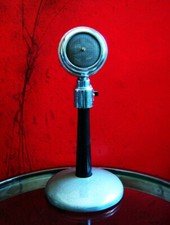 Antigo RARO 1940 Amperite PGAH microfone dinâmico antigo com suporte Astatic E6G, usado comprar usado  Enviando para Brazil